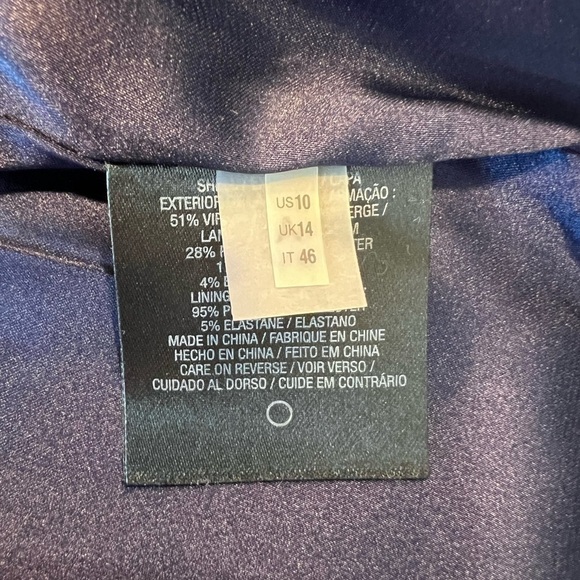 Elie Tahari Textured Black Suit Blazer 10 - Picture 8 of 14